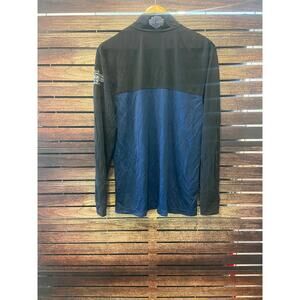 Harley-Davidson Long Sleeve Pullover Shirt Black and Blue